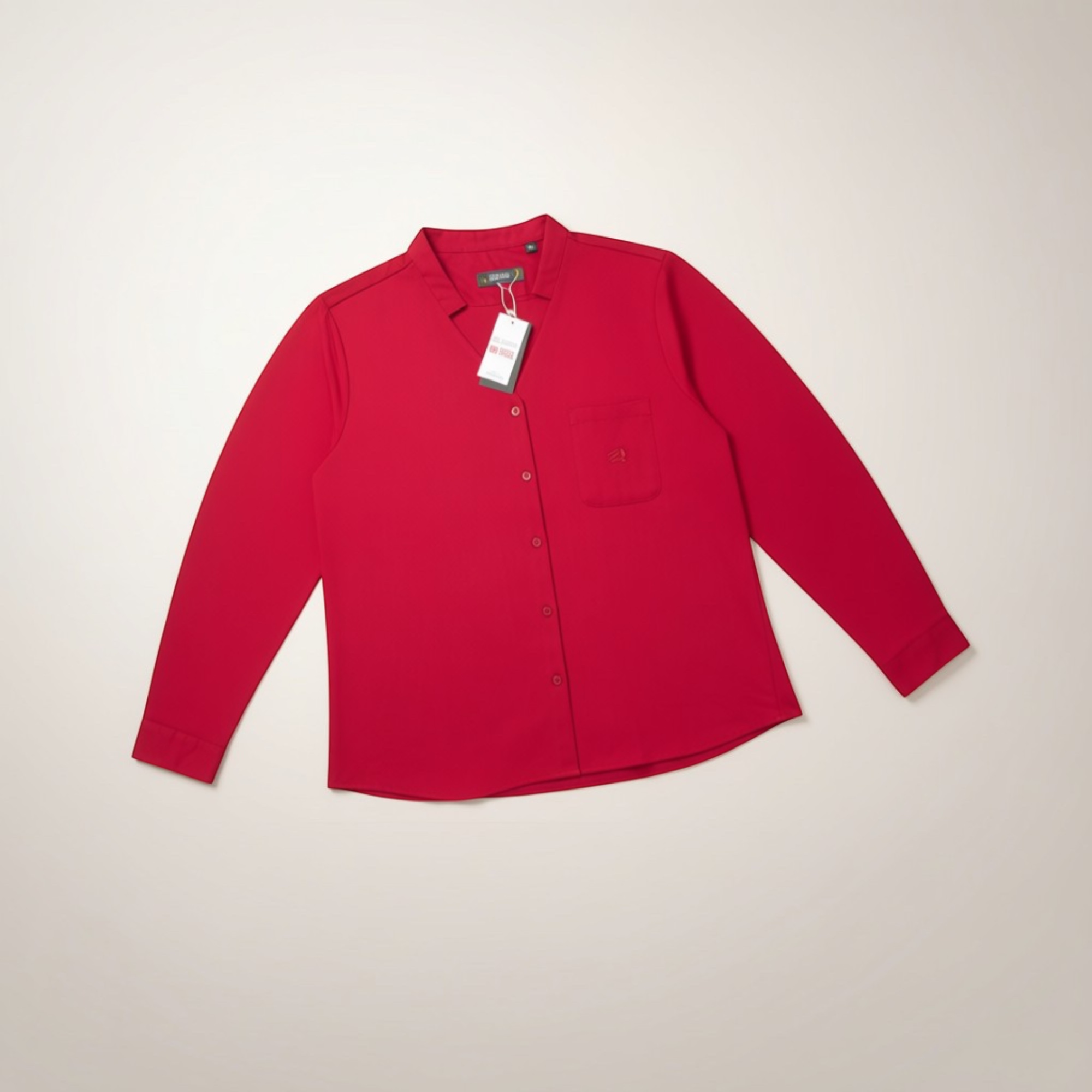 Blusa Mujer - Blusa Roja Manga Larga