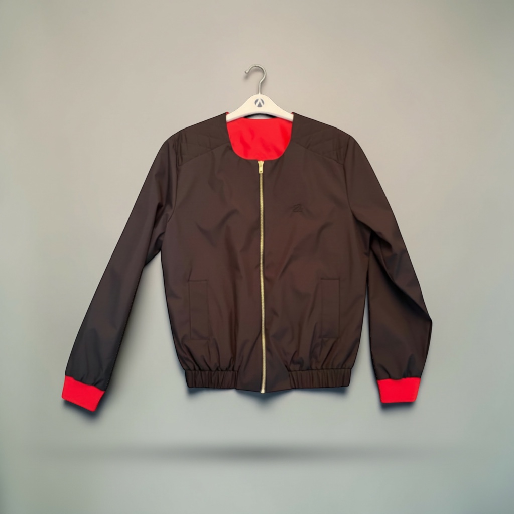 Jacket Mujer - Jacket Mujer Negra con Cierre