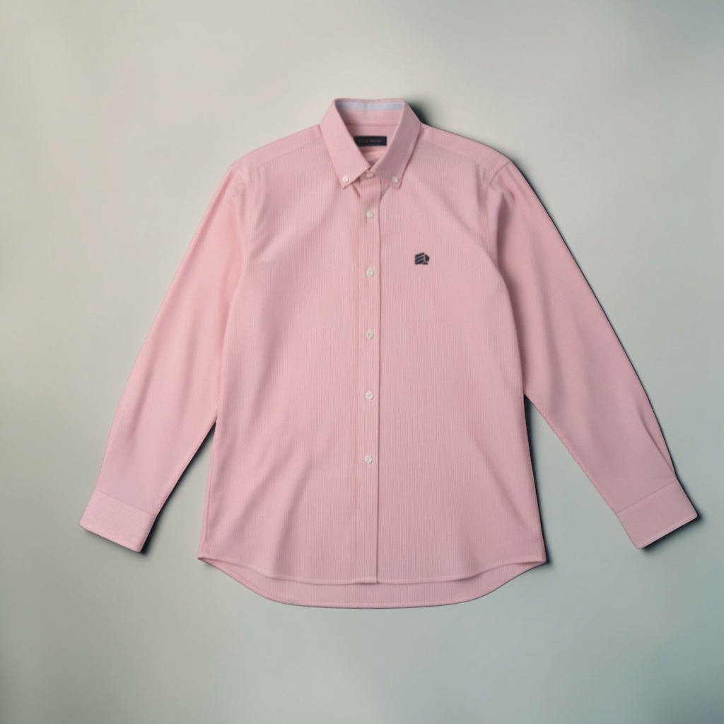 Camisa de Hombre - Camisa Lineas Rosadas ML